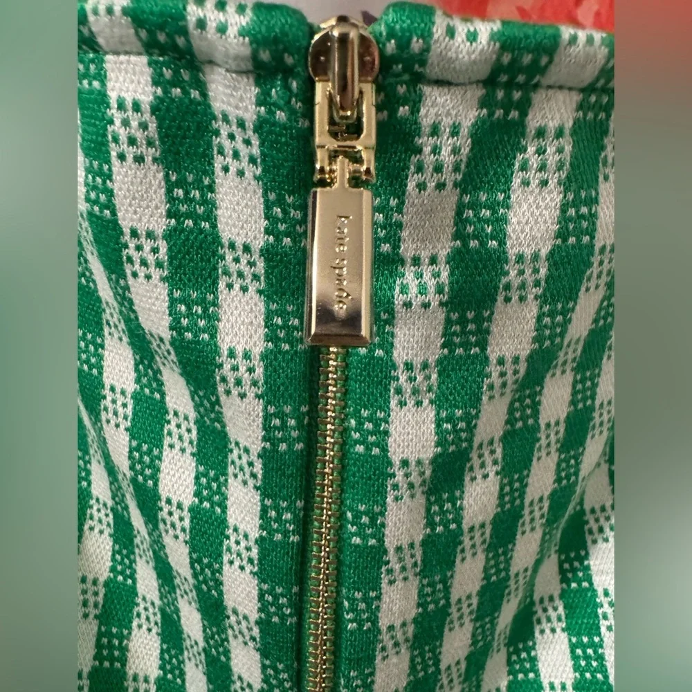 Kate Spade Jazzy Gingham Ponte Fiorella Dress NWT - Picture 3 of 6